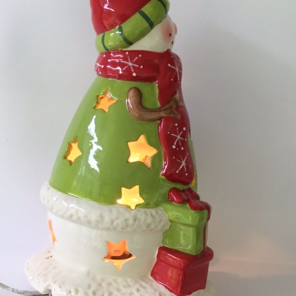 10” Christmas Snowman Holiday Decor Lightening - Picture 8 of 14